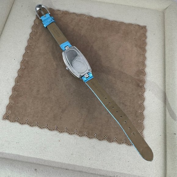 Vintage Electric Blue Sterling Silver Ecclissi Watch - Picture 7 of 8